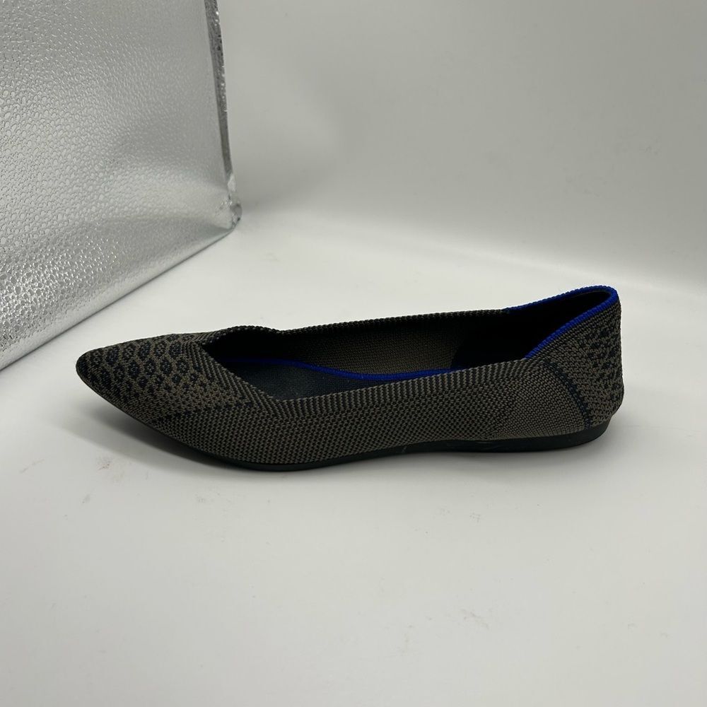Rothy’s The Point Flats in Grey Python Pattern Size 6 - Picture 6 of 11